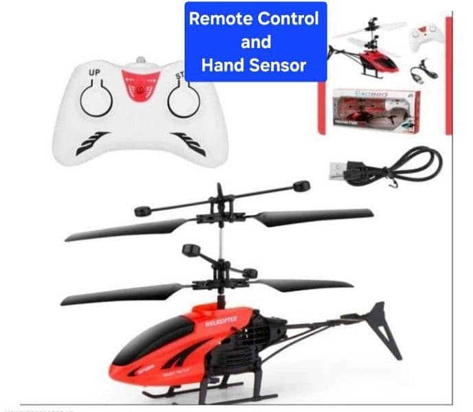 REMOTE CONTROL AND HAND SENSOR HELICOPTER (HOME DELIVERY) READ DESCRIP 0