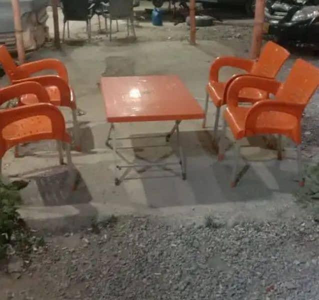Chai setup with table chairs for sale 2