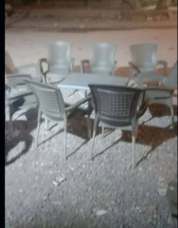 Chai setup with table chairs for sale 6