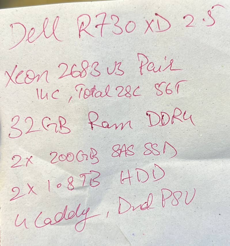 DELL R730, XEON 2683 XD 2.5 Server 4