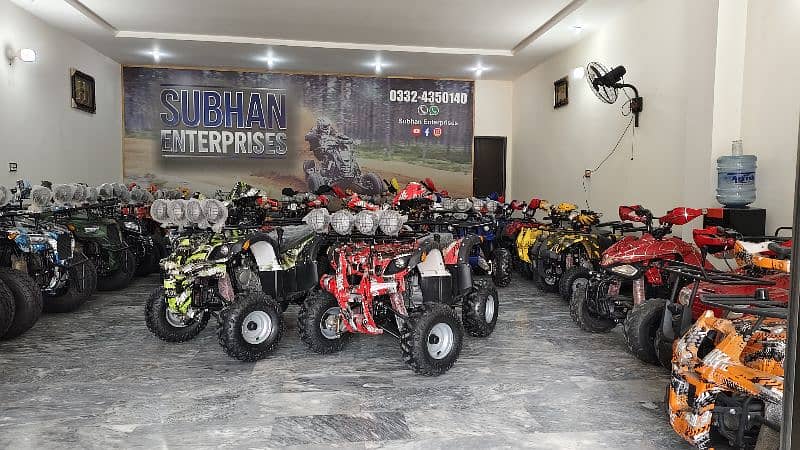 New Arrivals 125cc Hunter Model Atv Quad Bikes Delivery In All Pak 0