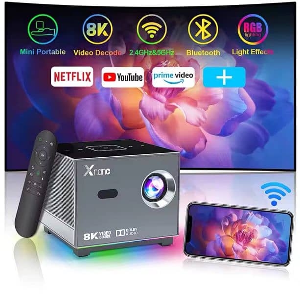 Xnano x3 pro android projector Call 03453179146 0