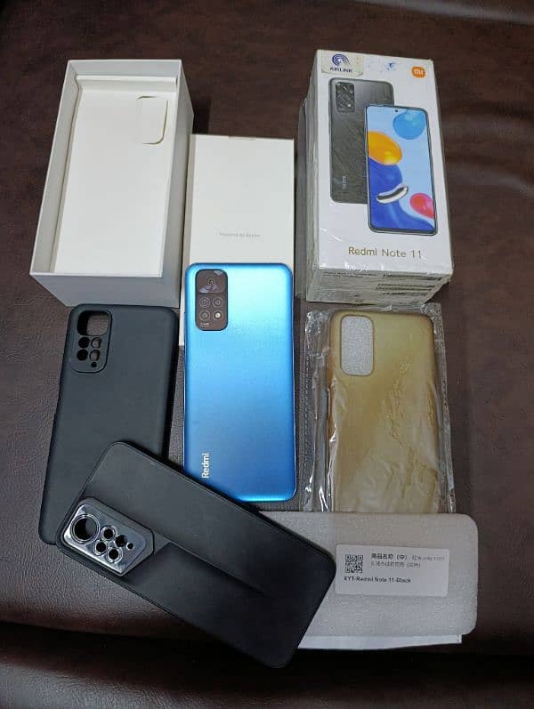 Redmi Note 11 6GB / 128 GB with box new condition 0
