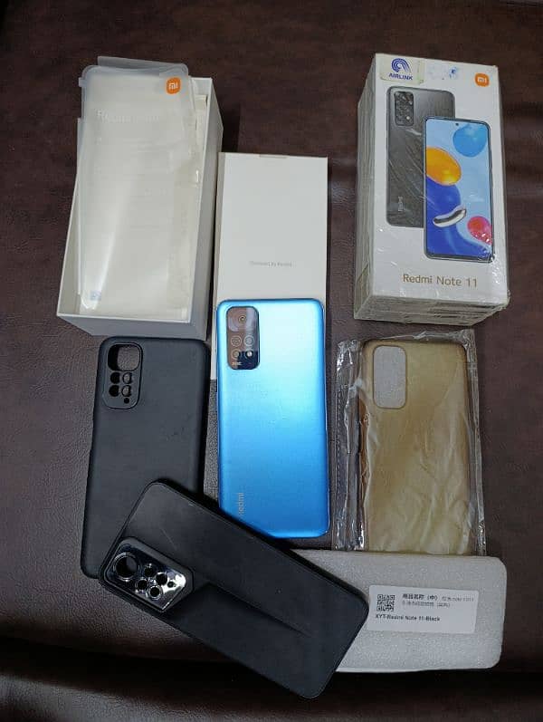 Redmi Note 11 6GB / 128 GB with box new condition 1