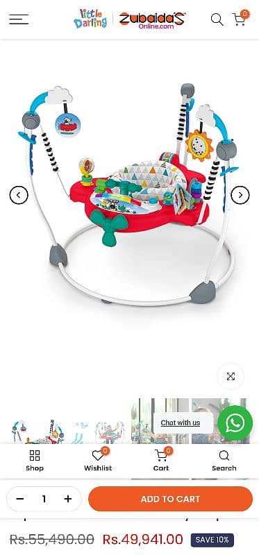 Baby Einstein 2-in-1 Activity Baby Jumper Baby Play Area 4