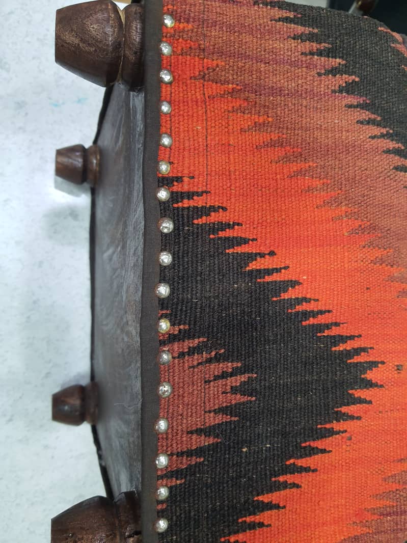 Kilims Pure Wool Footrest Stool In Small size 3