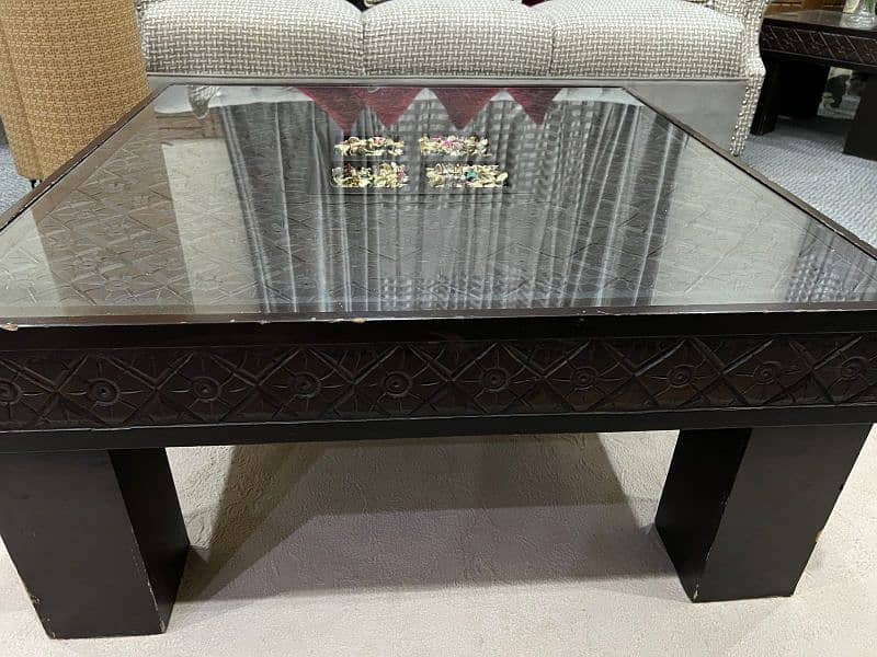 center table with side tables 0