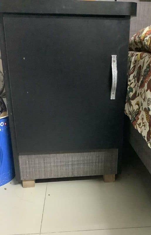 Bed with Side tables and Cupboard 2