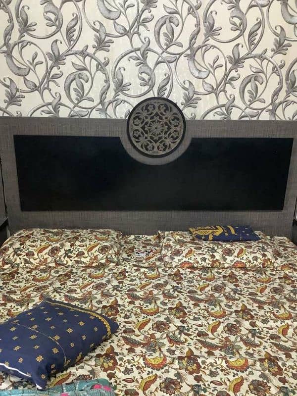 Bed with Side tables and Cupboard 4