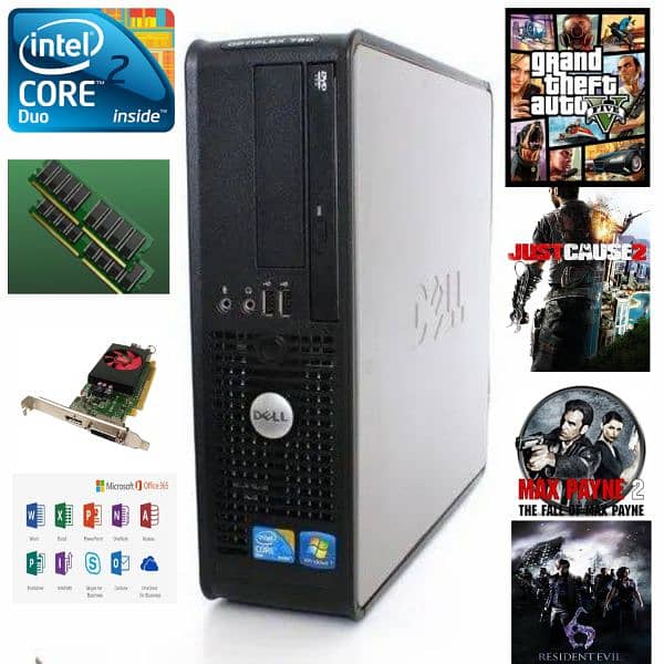 Epic Gaming Rig: Simple Yet Powerful. Core 2 duo,4Gb Ram 0