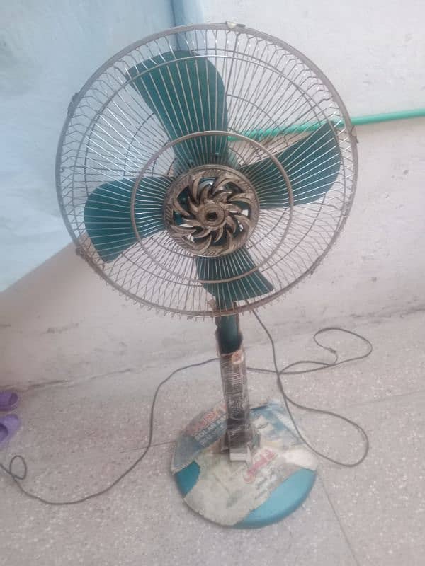 12 Volt Pedestal Fan with Battery Charger for Sale 1