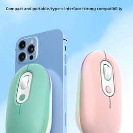Wireless Bluetooth Mouse Portable Silent for Laptop PC Rechargeable G 4
