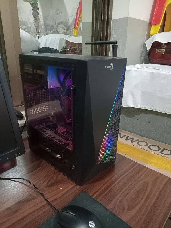 EDragon Saphira RGB PC Casing with RGB Fans Only casing 0
