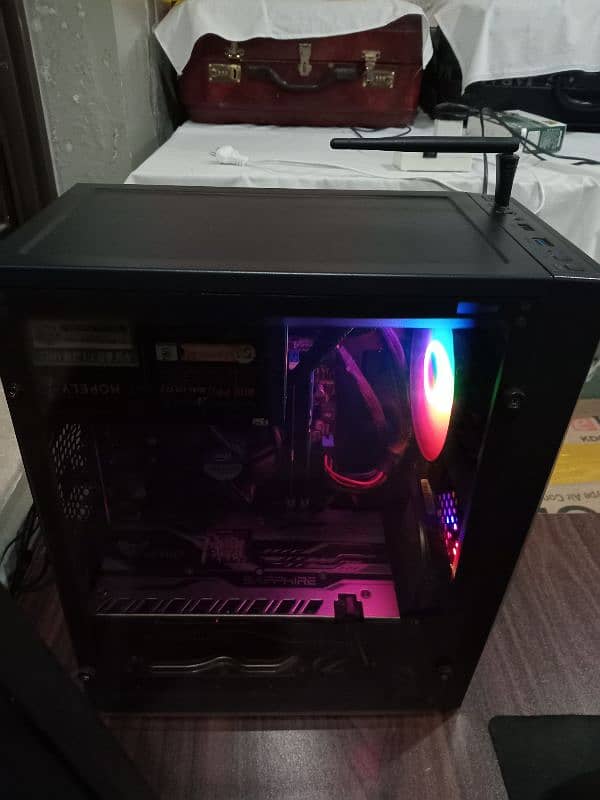 EDragon Saphira RGB PC Casing with RGB Fans Only casing 3