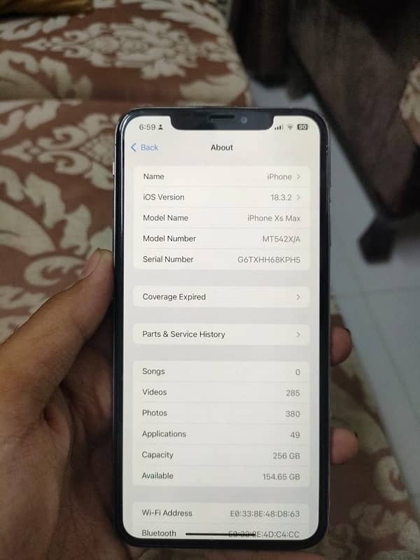 Iphone Xsmax 256 gb pta approved 3