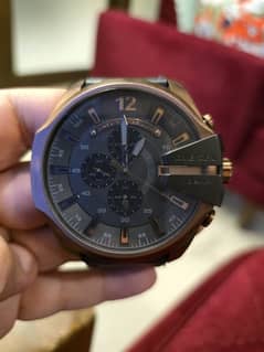 Diesel Mega Chief Gold & Black Watch | Luxury Watch | Wrist Watch