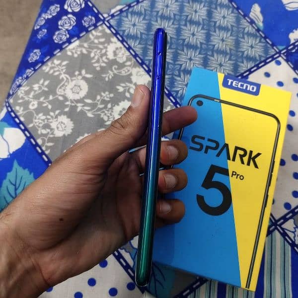 Tecno spark 5 pro lush condition 4