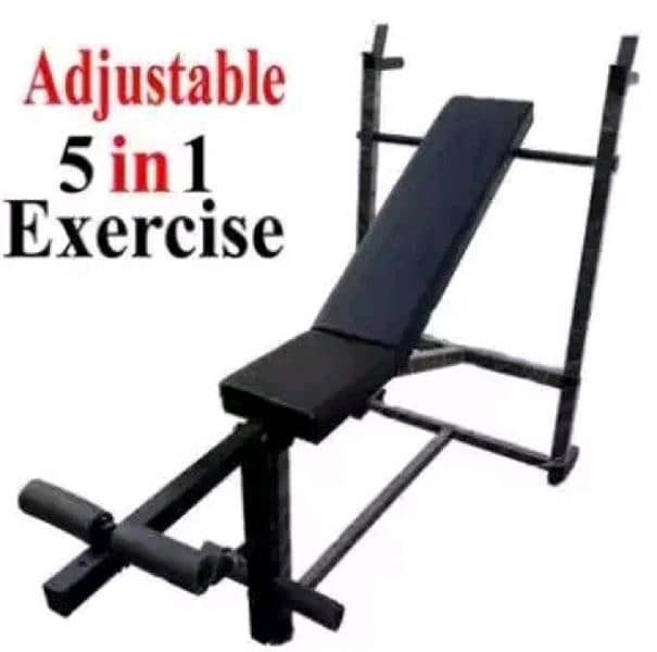 Bench for exercise chest triceps dumbells 0
