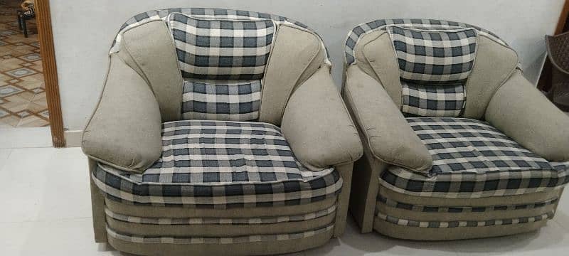 comfortable sofa . . . with the pair of two + one long sitter 1