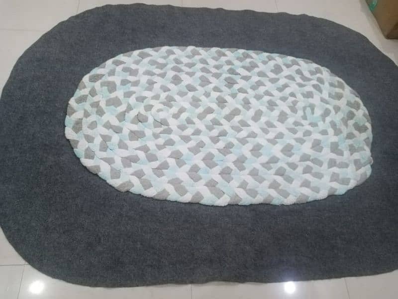 Handmade towel rug 2