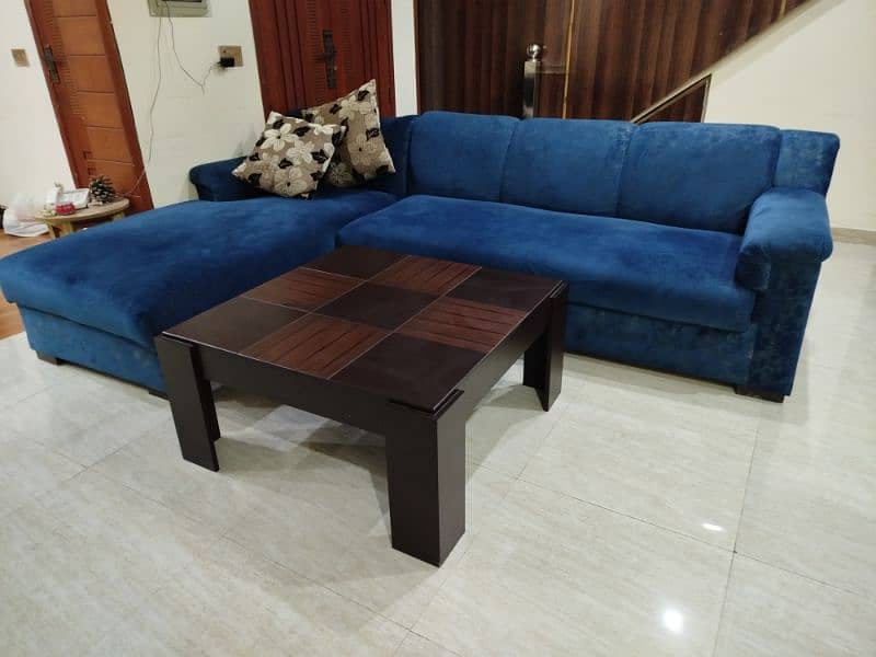 l shape sofa good in condition 2