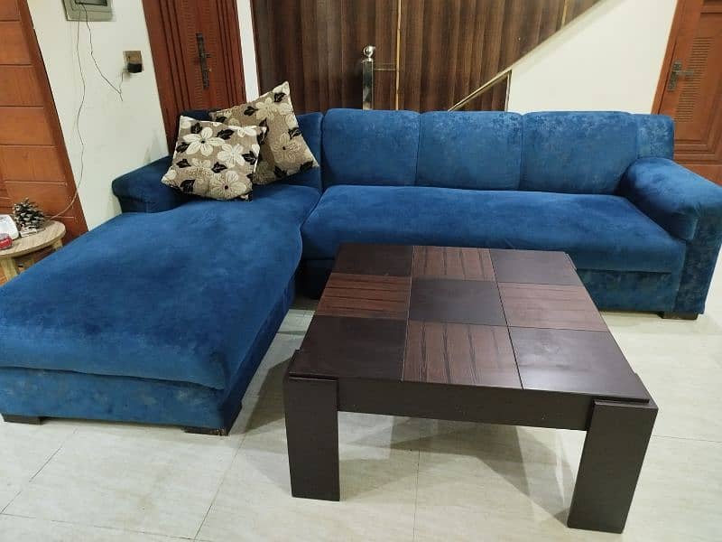 l shape sofa good in condition 4