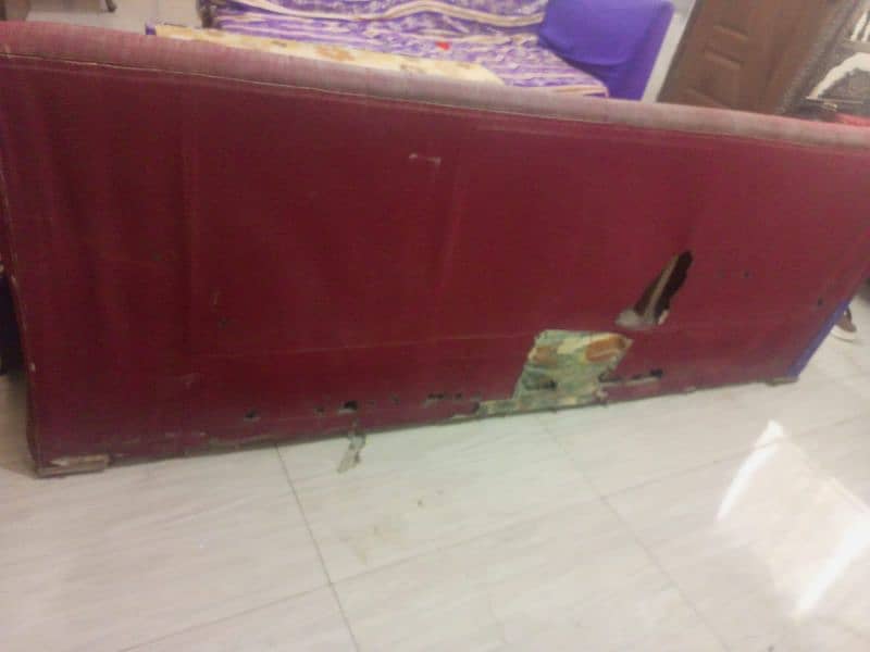 L shaped sofa set with table 4