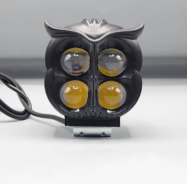 HJG 4 LENS BRIGHTEST OWL LIGHT FOR BIKE AND CAR 0