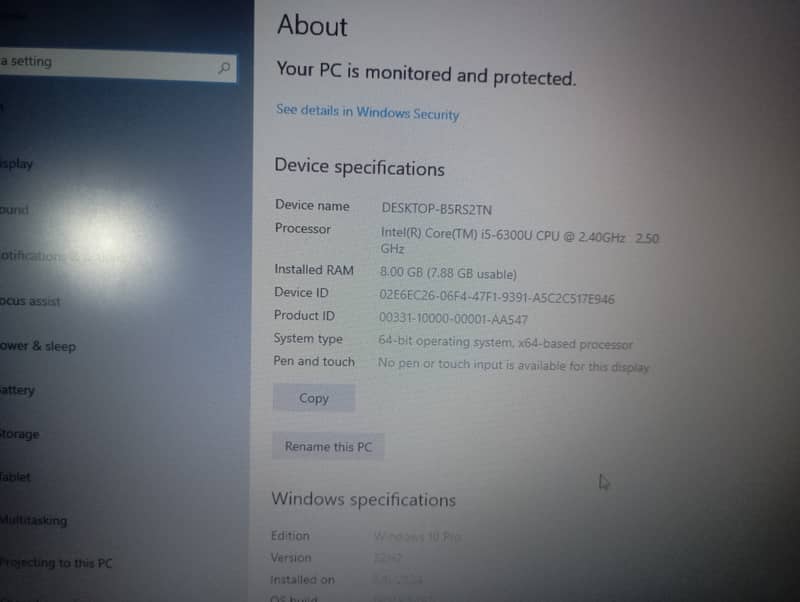 Dell latitude 7480 i5 6th generation 0