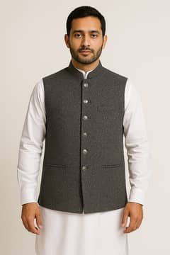 Premium Waistcoat – Grey Waistcoat