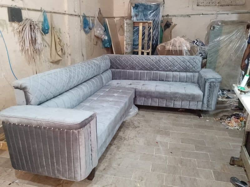 L shaped sofa set 6 seater corner sofa set 0