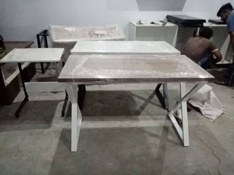 Office table, laptop table, desktop table with book shelf 7