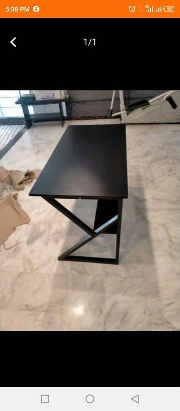 Office table, laptop table, desktop table with book shelf 10
