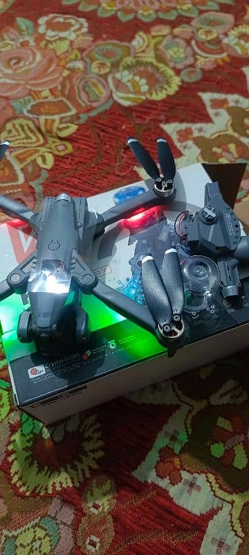 K sereies k11 shoot brushless cintinuous drone triple camera 1080 pix 2
