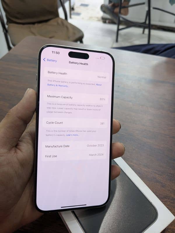 iphone 15 pro max Non PTA F. U HK dual sim 03163299810 7