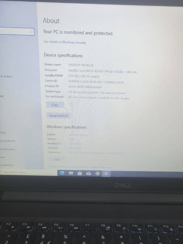 Dell Lattitude 3500 Core i5 8th Generation Laptop/For sale 5