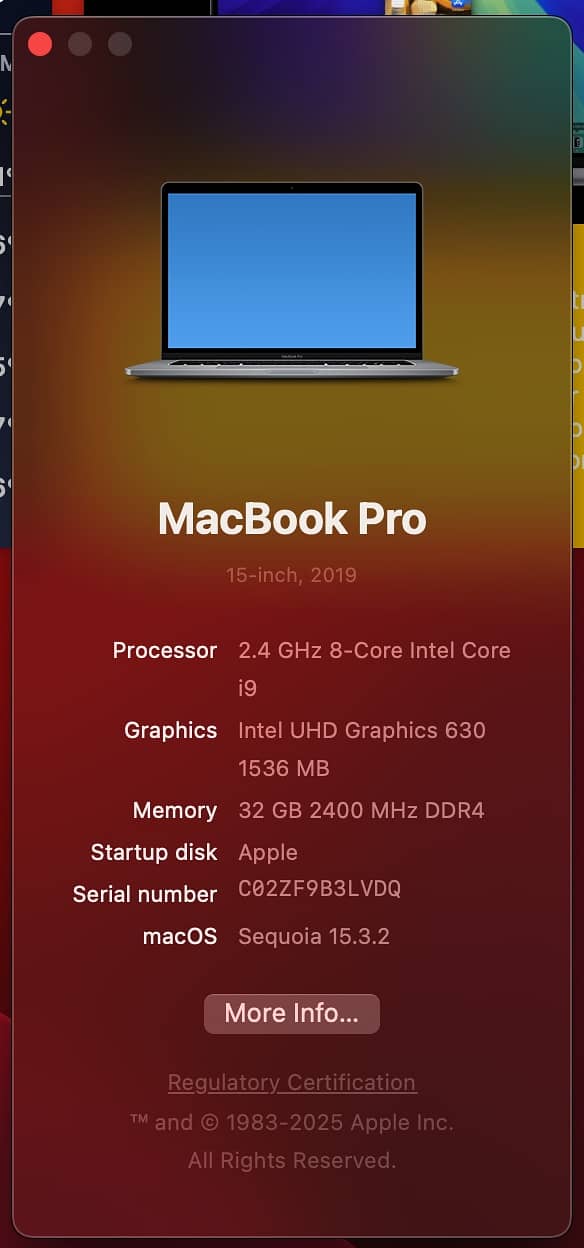 MacBook Pro 15" – Space Gray | Core i9 | 32GB RAM | Dedicated Graphics 10