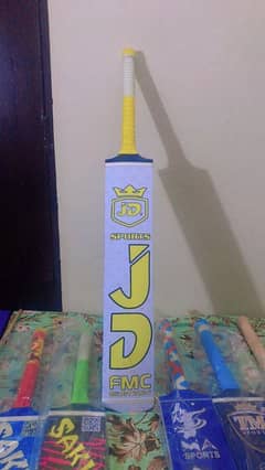 half cane tape ball cricket bat