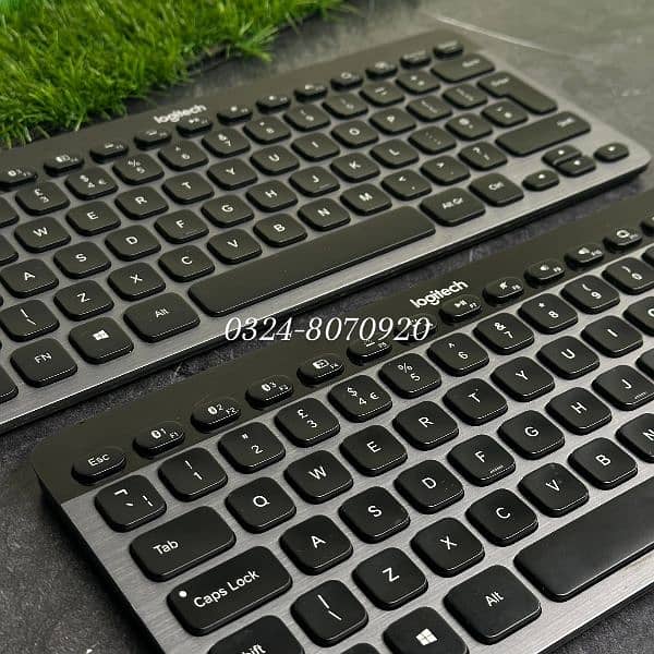 Logitech K810 Back Light Keys Rechargeable Wireless Bluetooth Keyboard 4
