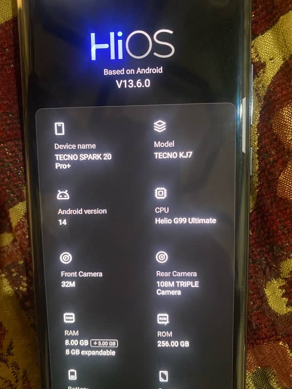 Tecno spark 20 pro plus 5