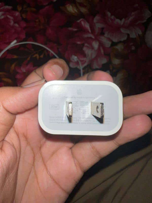 Iphone 20 Watt support 2 pin Charger with C lightning Cable 0