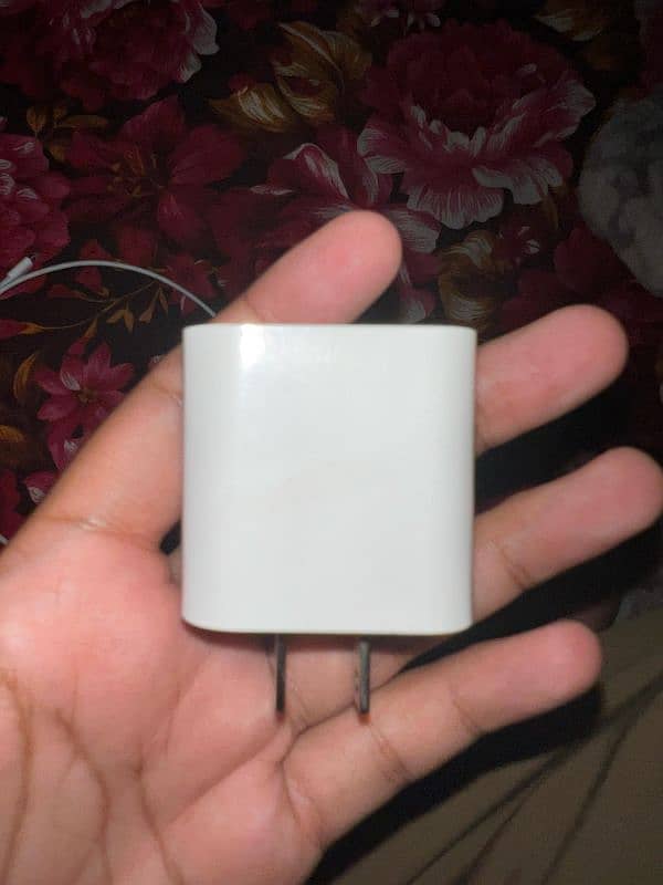 Iphone 20 Watt support 2 pin Charger with C lightning Cable 1