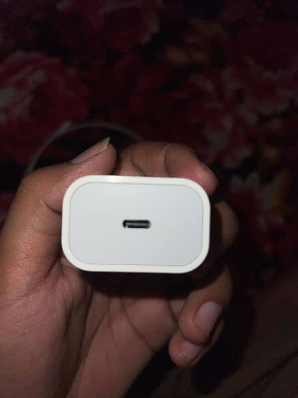Iphone 20 Watt support 2 pin Charger with C lightning Cable 2