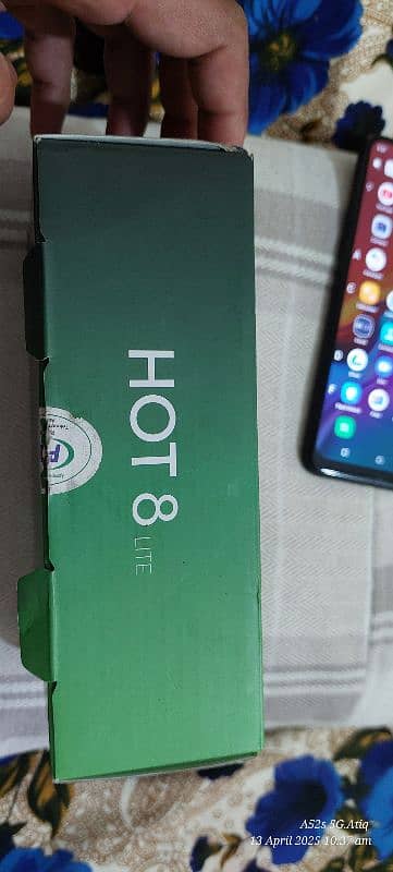 Infinix Hot8 lite 2gb32gb with box 5