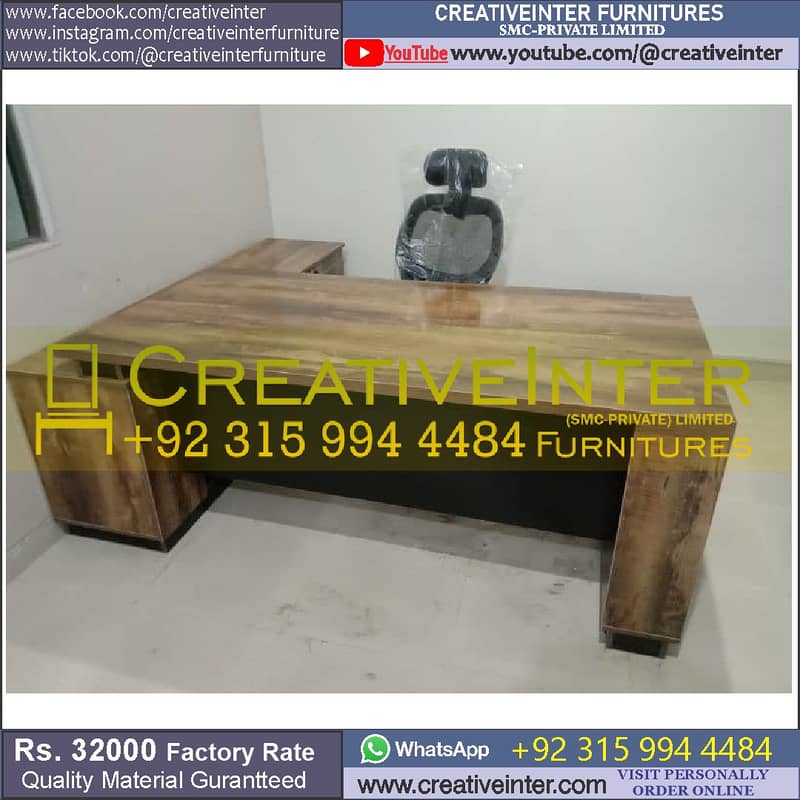Office table study desk sofa chair workstation computer meeting 6