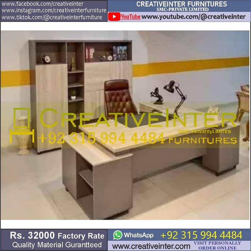 Office table study desk sofa chair workstation computer meeting 18