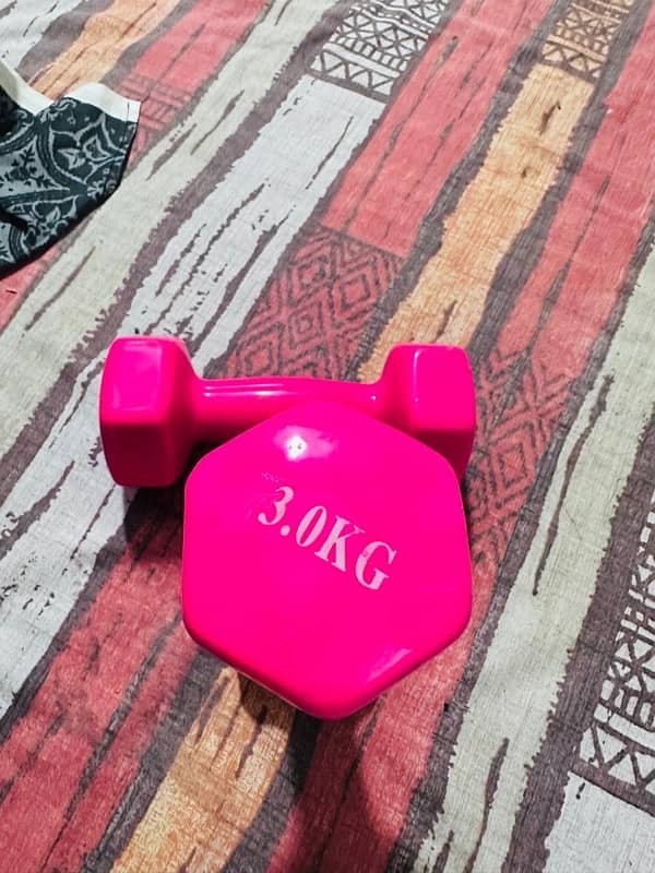 USA- new Imported Dumbells 3kg each 1