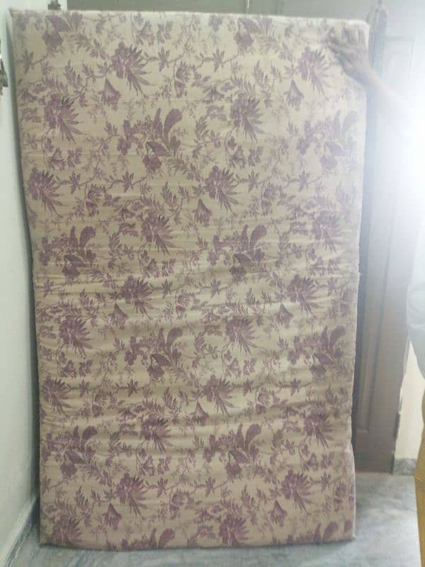 wooden single bed with mattress for sale 5