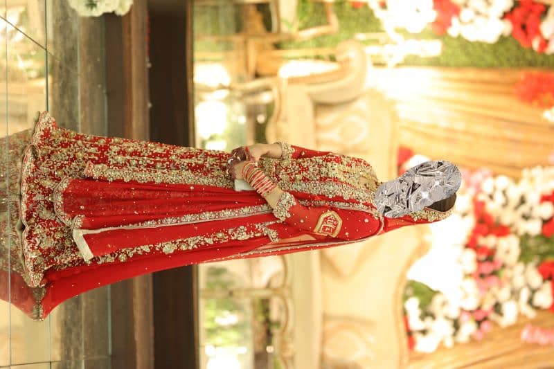 wedding dress red 1