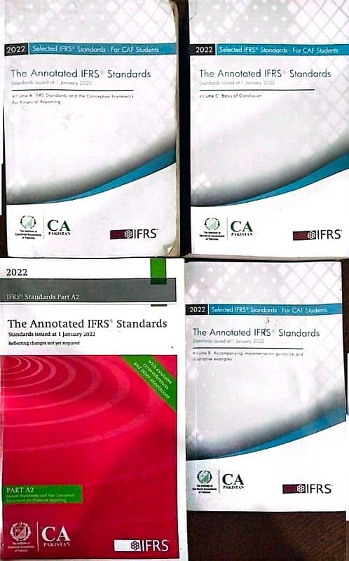 CA Books Available In 2nd Hand Of Cresent , Rise and IFRS Publications 3